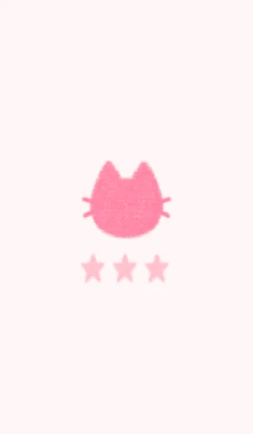 [LINE着せ替え] ねことお星さま(pink15)の画像1