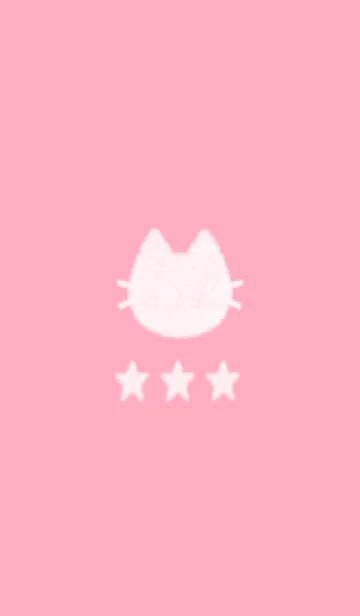 [LINE着せ替え] ねことお星さま(pink16)の画像1
