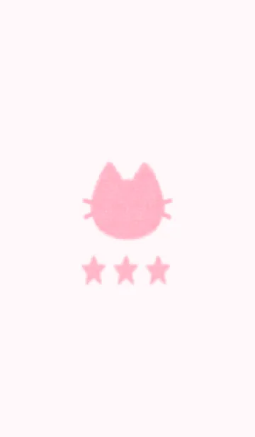 [LINE着せ替え] ねことお星さま(pink17)の画像1