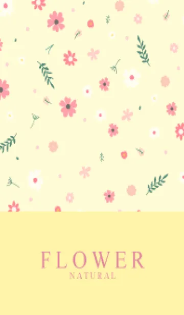 [LINE着せ替え] FLOWER YELLOW - NATURAL-4の画像1