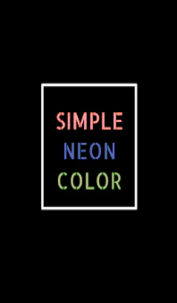 [LINE着せ替え] ネオン カラー アイコン 25の画像1