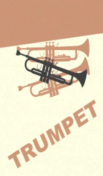[LINE着せ替え] Trumpet CLR 黒柿色の画像1