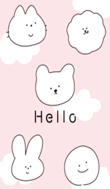 pink♡くまさん10_1の着せ替えメイン画像