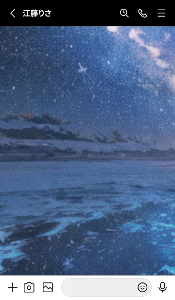 [LINE着せ替え] 秋の夜空#KC04。の画像2