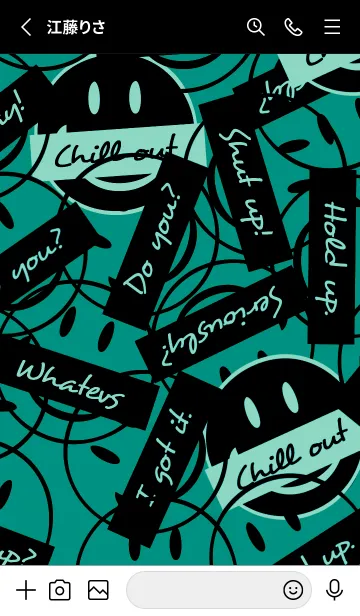 [LINE着せ替え] トーキング スマイル 91の画像2