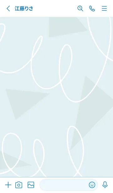 [LINE着せ替え] 三角とクルクルの画像2