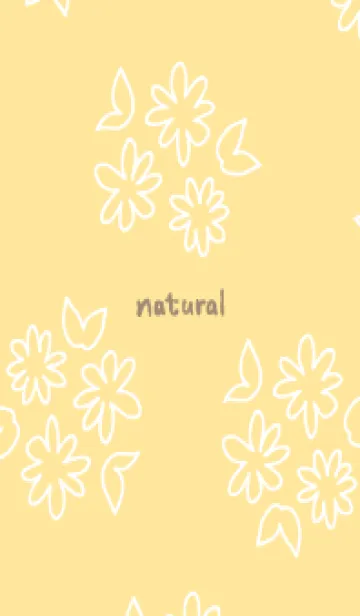 [LINE着せ替え] 白い線の丸い花13の画像1