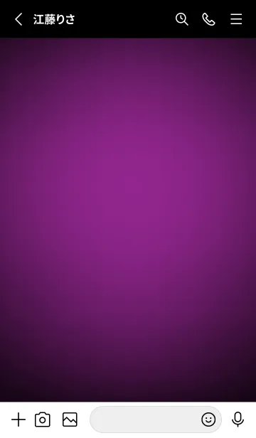 [LINE着せ替え] Purple Neon Theme V5 (JP)の画像2