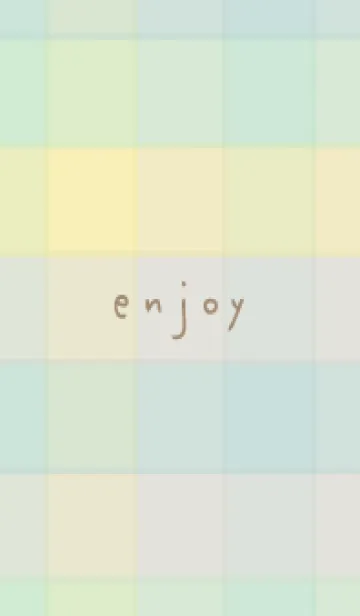 [LINE着せ替え] チェック柄 くすみカラー17の画像1