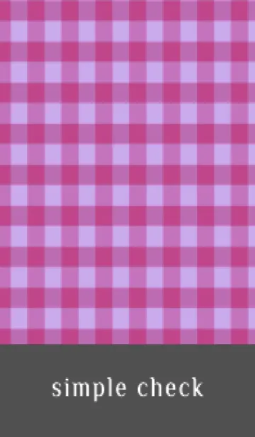 [LINE着せ替え] シンプル チェック 19の画像1
