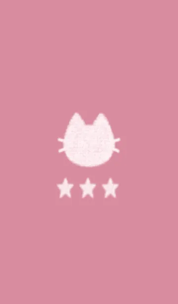 [LINE着せ替え] ねことお星さま(pink22)の画像1