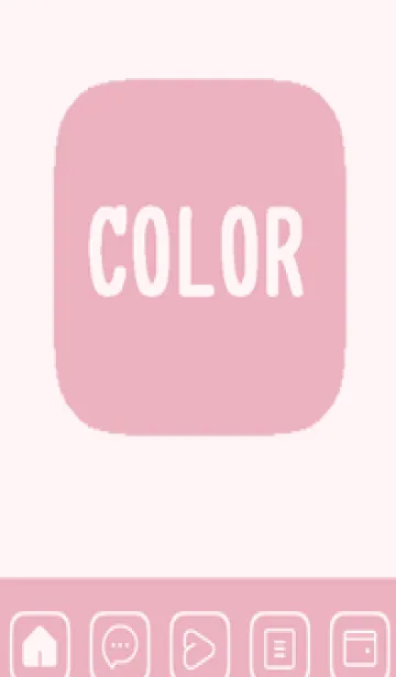 [LINE着せ替え] pink color B45の画像1