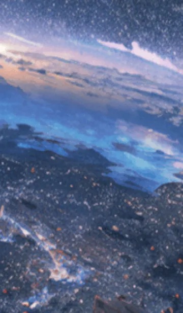 [LINE着せ替え] 秋の夜空#KC024。の画像1