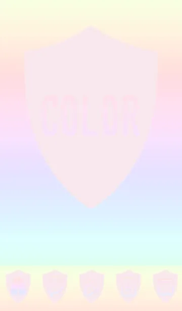 [LINE着せ替え] pink color rainbow Y05の画像1