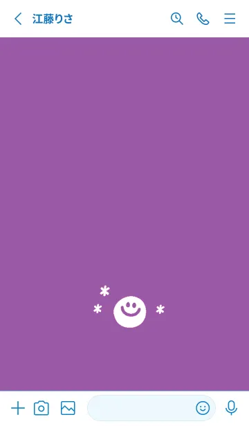 [LINE着せ替え] ミニ スマイル _19の画像2