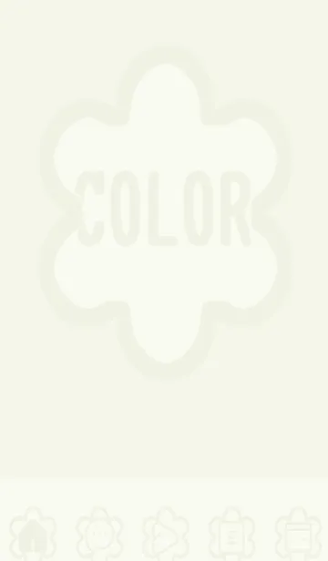 [LINE着せ替え] green color C83の画像1