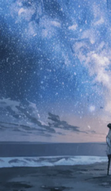 [LINE着せ替え] 秋の夜空#KC022。の画像1