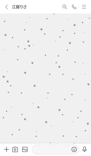 [LINE着せ替え] starry sky_grayの画像2