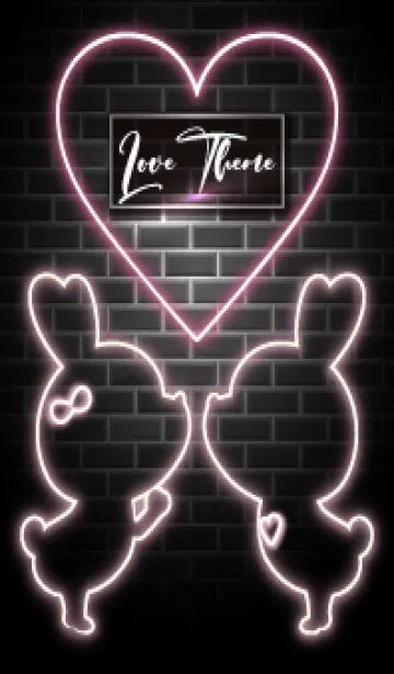 [LINE着せ替え] LOVE THEME -NEON-の画像1