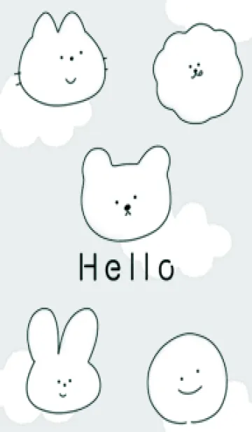 [LINE着せ替え] bluegreen♡くまさん06_1の画像1