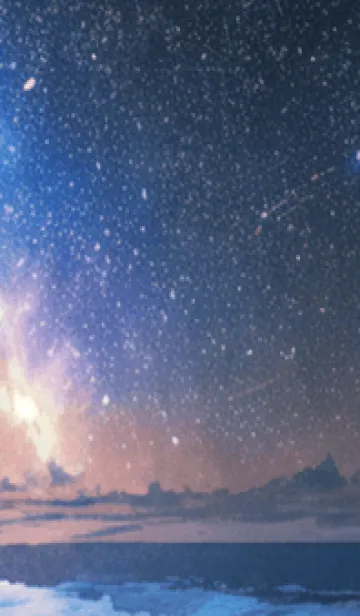[LINE着せ替え] 秋の夜空#KC020。の画像1