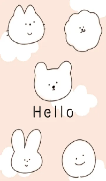 orange♡シンプルなイラスト13_1の着せ替えメイン画像