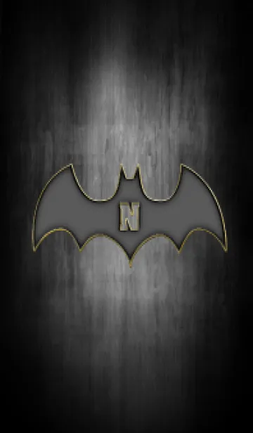 [LINE着せ替え] Enamel pin bat initial Nの画像1