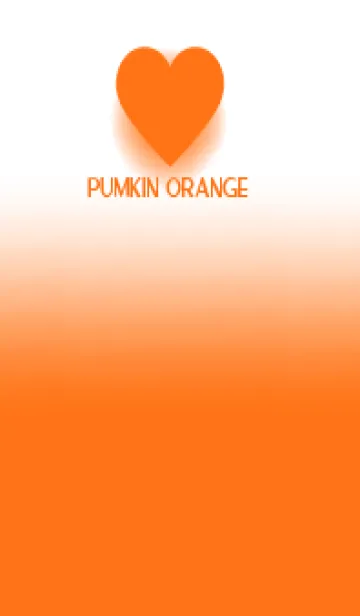 [LINE着せ替え] Pumpkin Orange & White Theme V.5 (JP)の画像1