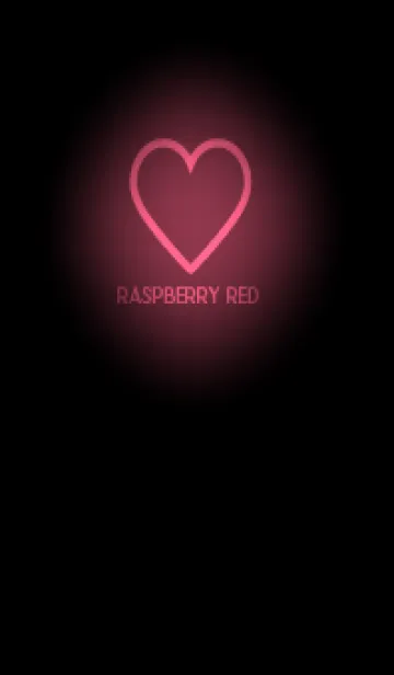 [LINE着せ替え] Raspberry Red Neon Theme V5 (JP)の画像1