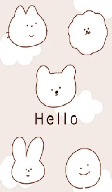 [LINE着せ替え] pinkbrown♡くまさん08_1の画像1