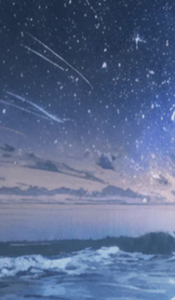 [LINE着せ替え] 秋の夜空#KD016。の画像1
