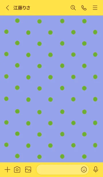 [LINE着せ替え] シンプル ミニ ドット 299の画像2