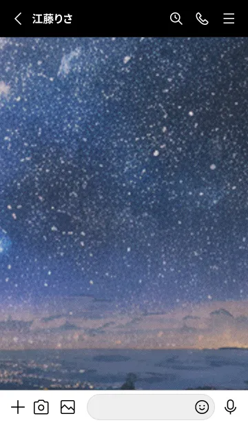 [LINE着せ替え] 秋の夜空#KD015。の画像2