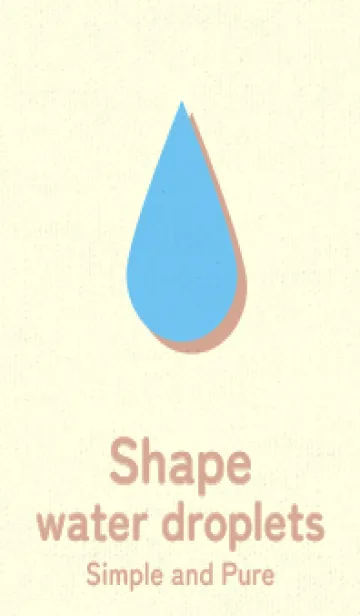 [LINE着せ替え] 水滴のきせかえ Fogget Minut Blueの画像1