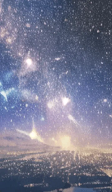 [LINE着せ替え] 秋の夜空#KD011。の画像1