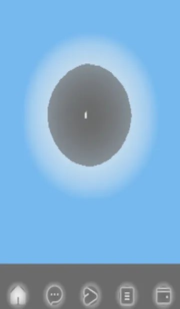 [LINE着せ替え] blue color D41の画像1