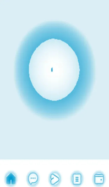 [LINE着せ替え] blue color D42の画像1