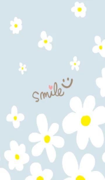 [LINE着せ替え] 白い花 可憐8の画像1