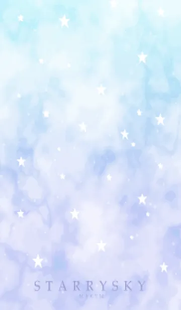 [LINE着せ替え] STARRY SKY -BLUE PURPLE- 8の画像1