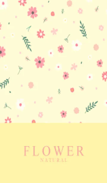 [LINE着せ替え] FLOWER YELLOW - NATURAL-8の画像1