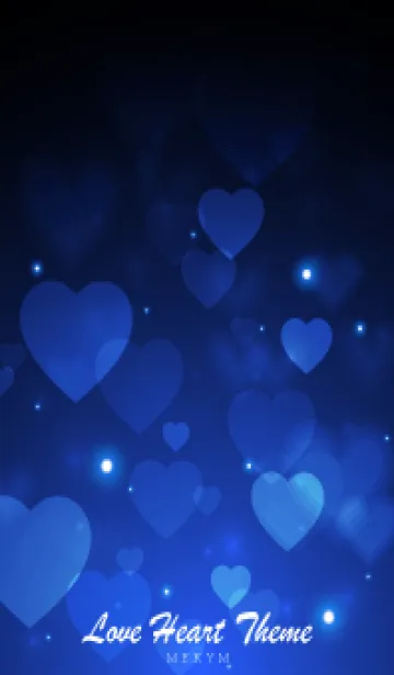 Love Heart Theme -ACADEMY BLUE-の着せ替えメイン画像