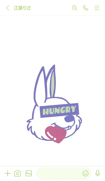[LINE着せ替え] ハングリーラビット .10の画像2
