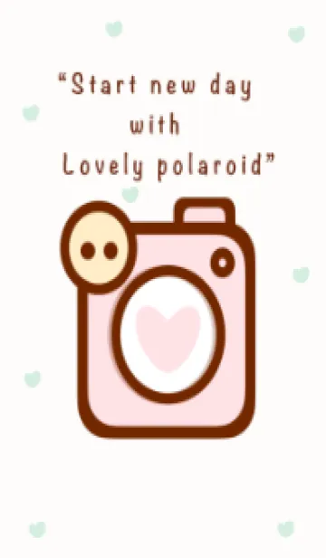 [LINE着せ替え] Lovely pastel polaroid 23の画像1