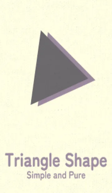 [LINE着せ替え] 三角型の着せかえ 鳩羽紫の画像1