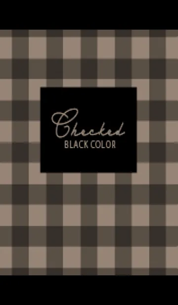 DarkGirly♡ブラウン&ブラックCheckedの着せ替えメイン画像
