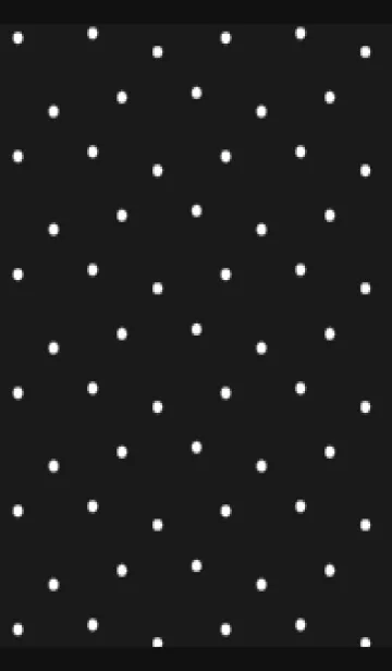 [LINE着せ替え] かわいい水玉 黒色の画像1