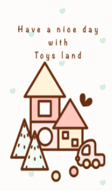 [LINE着せ替え] Little pastel toy land 13の画像1