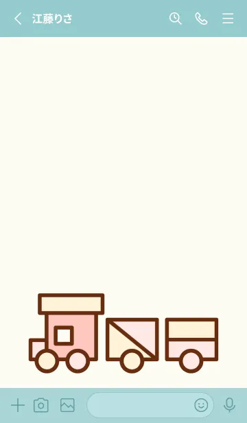 [LINE着せ替え] Little pastel toy land 13の画像2