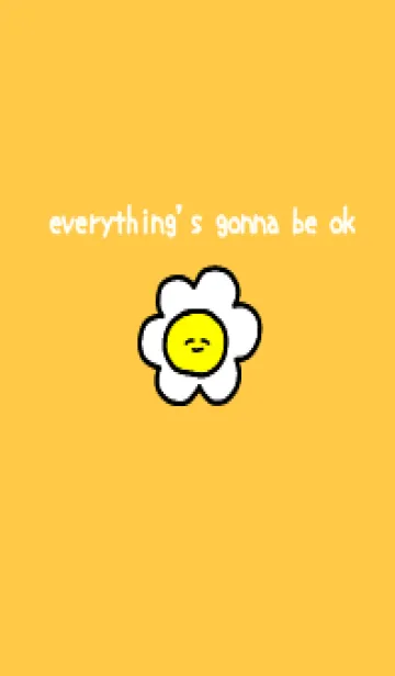 [LINE着せ替え] everything's gonna be ok:)orangeの画像1