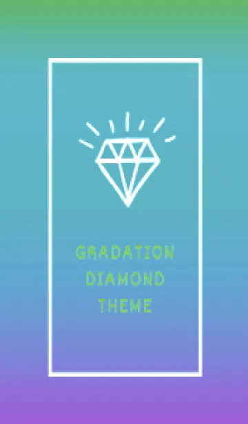 [LINE着せ替え] グラデーション ダイアモンド  314の画像1